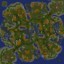 Golden Lands v3.0 - Warcraft 3 Custom map: Mini map