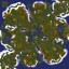 Golden Lands v3.2 - Warcraft 3 Custom map: Mini map