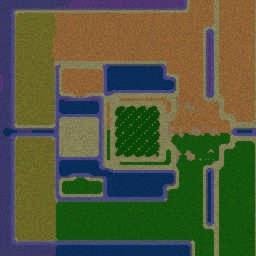 Hero Wars - Black Temple 1.2 - Warcraft 3: Mini map