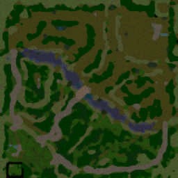 Heroes_Clash_v5 - Warcraft 3: Mini map