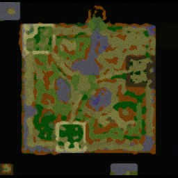 HitMan Vs Naruto - Warcraft 3: Mini map