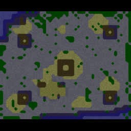 Kunkka Wars 1.1 - Warcraft 3: Mini map