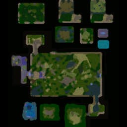 Legend of Worlds v2.8[AI] - Warcraft 3: Mini map