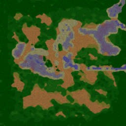 Lordaeron Archers v1.0.0r - Warcraft 3: Mini map