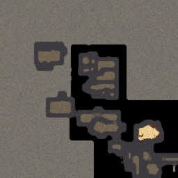 Marines vs. Aliens vs. Sand Monsters - Warcraft 3: Mini map