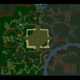 Monstros Arena v0.6 AI - Warcraft 3: Mini map