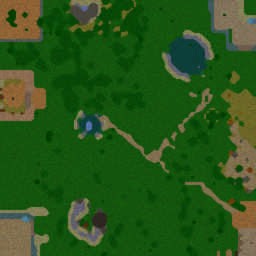 Naruto Battle v.0.7 - Warcraft 3: Mini map