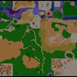 Naruto Tribute Gaiden - Warcraft 3: Mini map