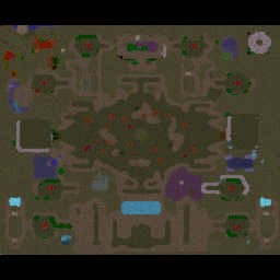 Nhoc Ky - Warcraft 3: Mini map
