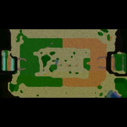 OrcsUnd vs HumNElves Fusion 1,0 - Warcraft 3: Mini map