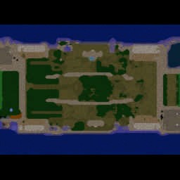 OrcsUnd vs HumNelves Remod 14.4 - Warcraft 3: Mini map