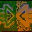 OrcsUnd vs HumNElves X3 v2.5b - Warcraft 3 Custom map: Mini map