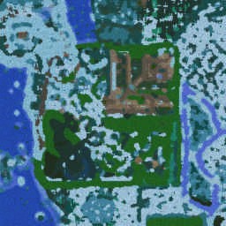 Осада ФростГорна 10,1 - Warcraft 3: Mini map