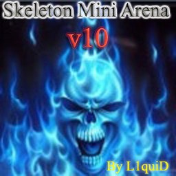 Skeleton Mini Arena v10 - Warcraft 3: Mini map