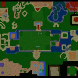 Vhix's Arena v0.26b Dusk - Warcraft 3: Mini map