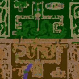 Warsong Gulch v 1.8 - Warcraft 3: Mini map
