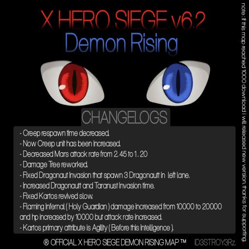 X Hero Siege V6.2 - Warcraft 3: Custom Map avatar