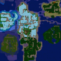 Angelism Island v2.1 - Warcraft 3: Mini map