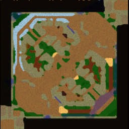 포켓몬 Aos(어나더) 0.99N - Warcraft 3: Mini map