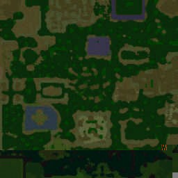 Azeroth Heroes Survival Arena 1.13h - Warcraft 3: Mini map