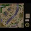 Cartoons vs Dota v1.4 AI - Warcraft 3 Custom map: Mini map