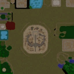 Character Defense 4 - Warcraft 3: Mini map