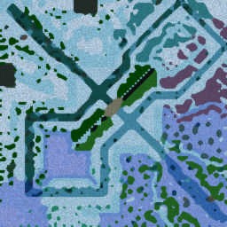 Cops & Robbers AI 1.05r - Warcraft 3: Mini map