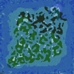 Dark Island v.1.7b - Warcraft 3: Mini map