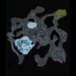 Dark Planet 1.01 (PvP Survival) - Warcraft 3: Mini map