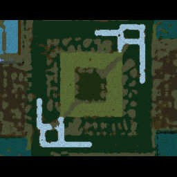 Defends And Attacks v1.2b - Warcraft 3: Mini map