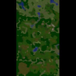 Defense of Mount Hyjal v1 - Warcraft 3: Mini map