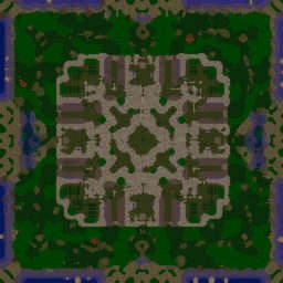 Defense of Solari Kingdom - Warcraft 3: Mini map