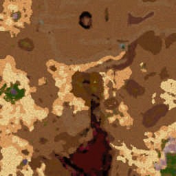 Desolate Wilderness 0.14 - Warcraft 3: Mini map