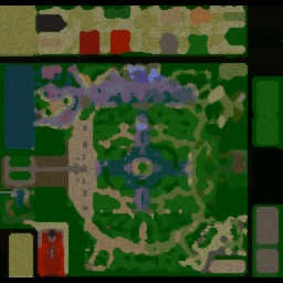 Divide & Fight Defends v1.01c - Warcraft 3: Mini map