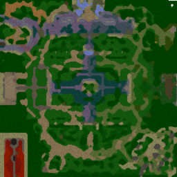 Divide & Fight SVR v1.0 - Warcraft 3: Mini map