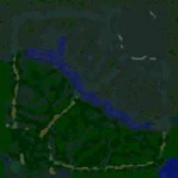 DotA Allstars UDG Editon vAlpha 0.05 - Warcraft 3: Mini map