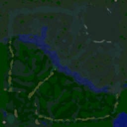 DotA Allstars Unlimited 2.1 - Warcraft 3: Mini map