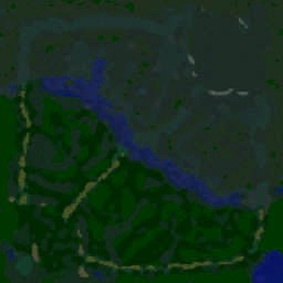 DotA Allstars v6.38 AI by aeyah - Warcraft 3: Mini map