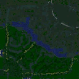 DotA v6.88t7 Allstars RGC - Warcraft 3: Mini map