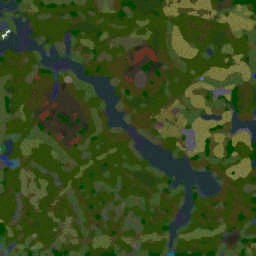 英雄争霸_DOTAvsLOL_v3.09_测试版03 - Warcraft 3: Mini map
