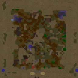 DotE v.3 Hellfial - Warcraft 3: Mini map