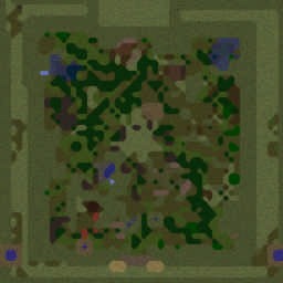 DotE v.1.3b Anime - Warcraft 3: Mini map