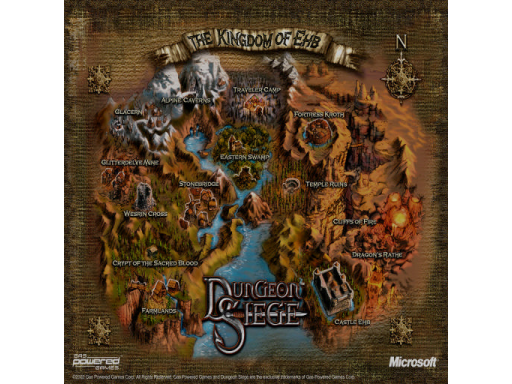dungeon siege 3 map