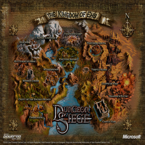 Download map "Dungeon Siege I" [Hero Defense & Survival] | 2 different