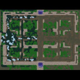 Elves vs. Skeletons v.1.12a - Warcraft 3: Mini map
