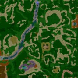Farmer vs Hunter : Quest Silent v2B - Warcraft 3: Mini map