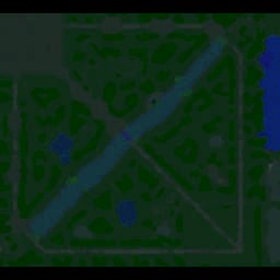 Forest Hero Defense: Ghostly Swamp - Warcraft 3: Mini map