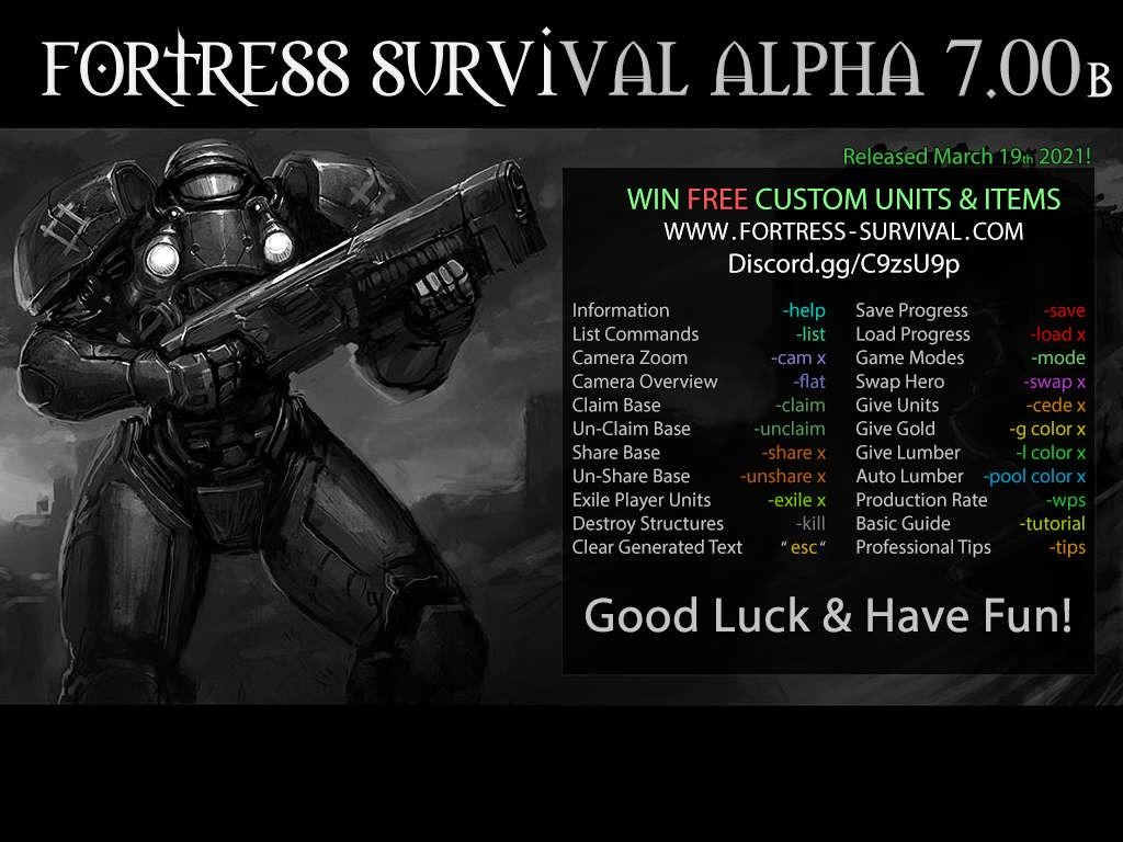 Fortress Survival Alpha 7.00 BETA 38 - Warcraft 3: Custom Map avatar