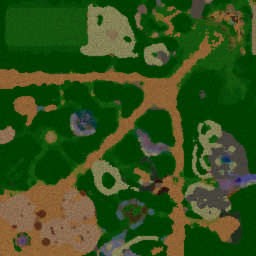 Hero Defense AZ V1u - Warcraft 3: Mini map