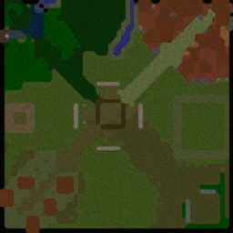 Hero Team Defence V1.22 - Warcraft 3: Mini map